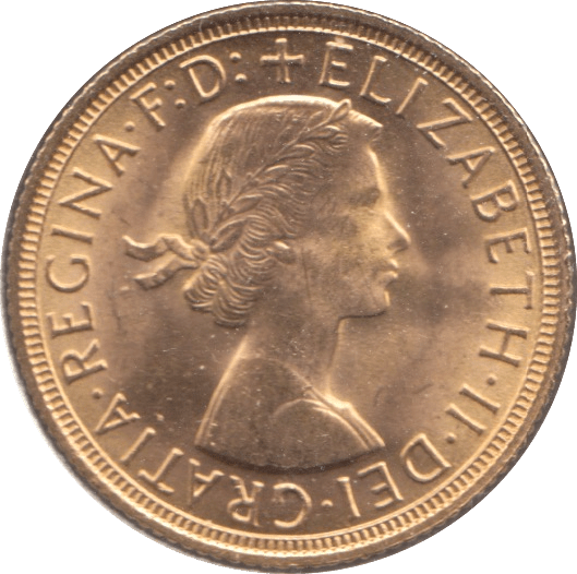 1959 GOLD SOVEREIGN ( UNC ) - SOVEREIGN - Cambridgeshire Coins