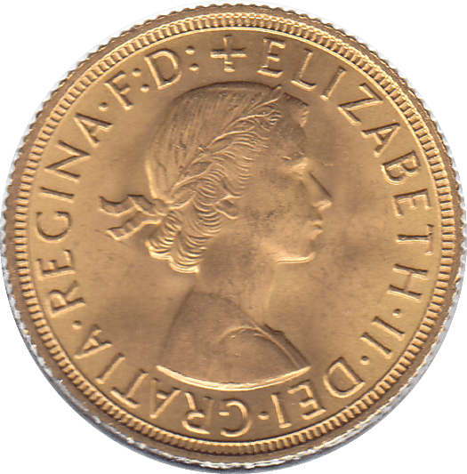 1959 GOLD SOVEREIGN ( UNC ) - Sovereign - Cambridgeshire Coins