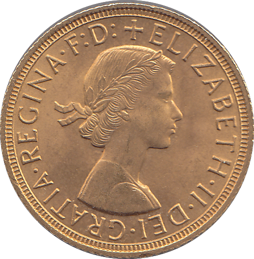 1959 GOLD SOVEREIGN ( UNC ) - Sovereign - Cambridgeshire Coins