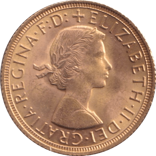 1959 GOLD SOVEREIGN ( UNC ) - SOVEREIGN - Cambridgeshire Coins