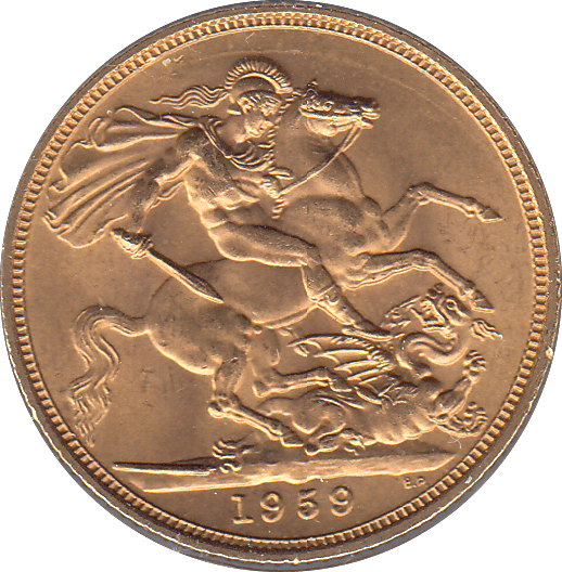 1959 GOLD SOVEREIGN ( UNC ) - Sovereign - Cambridgeshire Coins