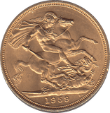 1959 GOLD SOVEREIGN ( UNC ) - Sovereign - Cambridgeshire Coins