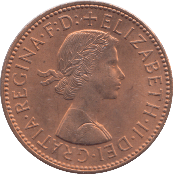 1959 HALF PENNY ( UNC ) - HALFPENNY - Cambridgeshire Coins