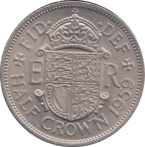 1959 HALFCROWN ( UNC ) - HALFCROWN - Cambridgeshire Coins