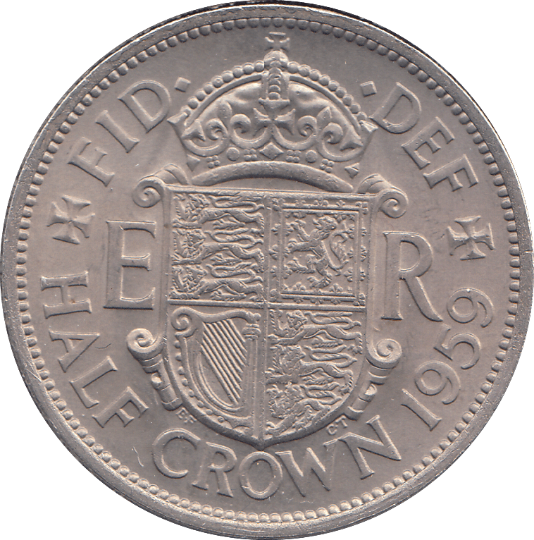 1959 HALFCROWN ( UNC ) - HALFCROWN - Cambridgeshire Coins