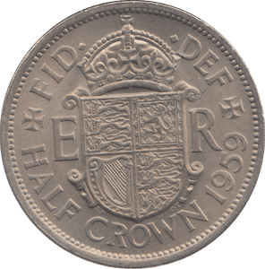 1959 HALFCROWN ( UNC ) - HALFCROWN - Cambridgeshire Coins