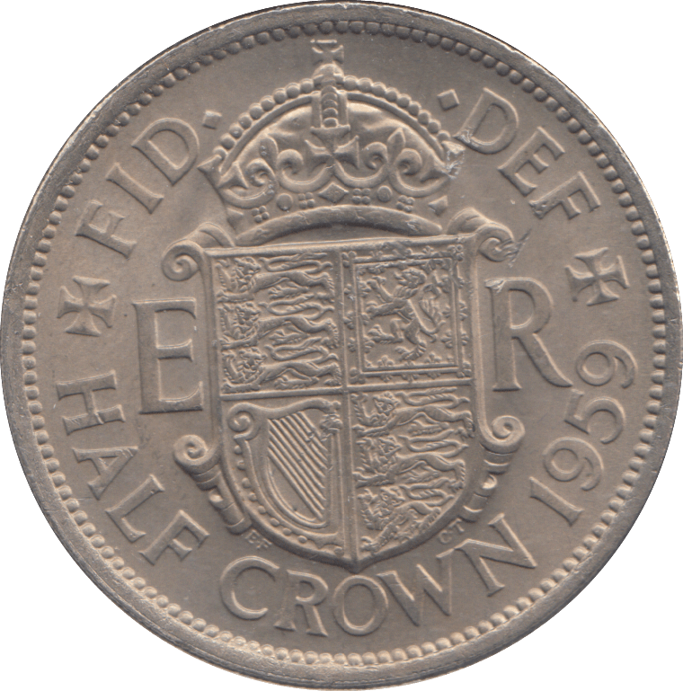 1959 HALFCROWN ( UNC ) - HALFCROWN - Cambridgeshire Coins