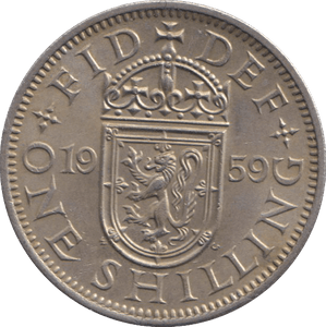 1959 SHILLING ( AUNC ) S - SHILLING - Cambridgeshire Coins