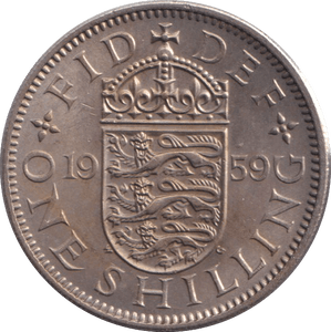 1959 SHILLING ( UNC ) - SHILLING - Cambridgeshire Coins