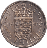 1959 SHILLING ( UNC ) - SHILLING - Cambridgeshire Coins