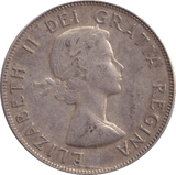 1959 SILVER 50 CENTS CANADA - SILVER WORLD COINS - Cambridgeshire Coins