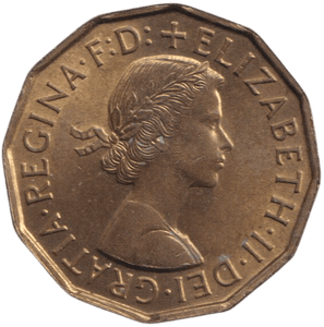 1959 THREEPENCE ( AUNC ) - THREEPENCE - Cambridgeshire Coins