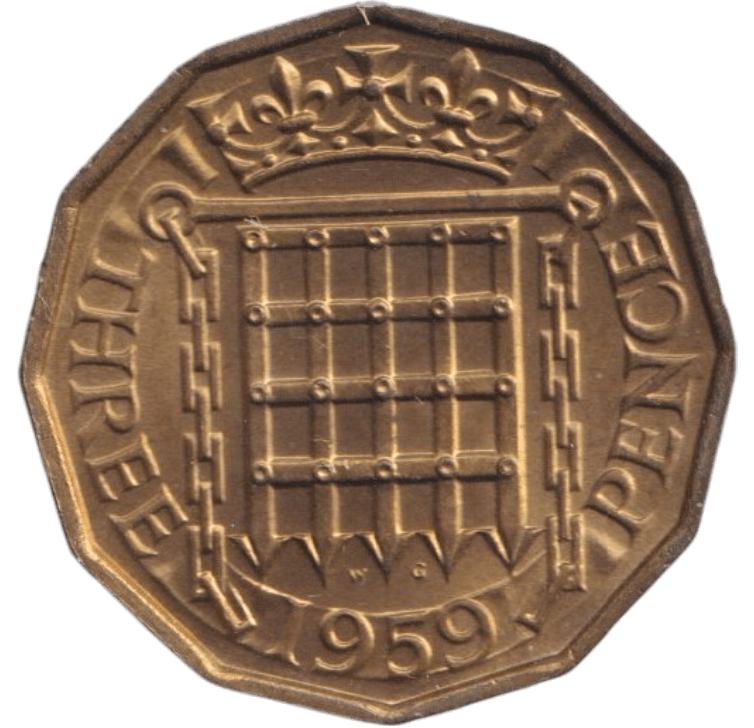 1959 THREEPENCE ( BU ) - THREEPENCE - Cambridgeshire Coins