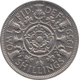 1959 TWO SHILLINGS ( UNC ) - TWO SHILLINGS - Cambridgeshire Coins