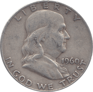 1960 1/2 DOLLAR USA - WORLD COINS - Cambridgeshire Coins