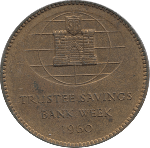 1960 BANK WEEK TOKEN - BANK TOKEN - Cambridgeshire Coins