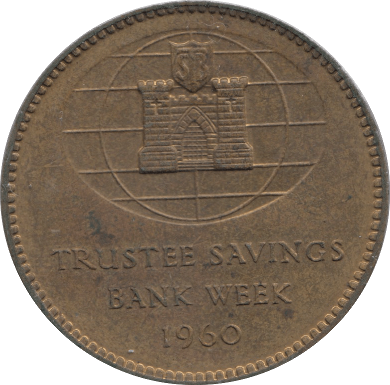 1960 BANK WEEK TOKEN - BANK TOKEN - Cambridgeshire Coins