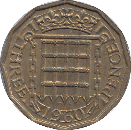 1960 BRASS THREEPENCE ( AUNC ) - THREEPENCE - Cambridgeshire Coins