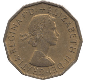 1960 BRASS THREEPENCE ( BU ) - THREEPENCE - Cambridgeshire Coins