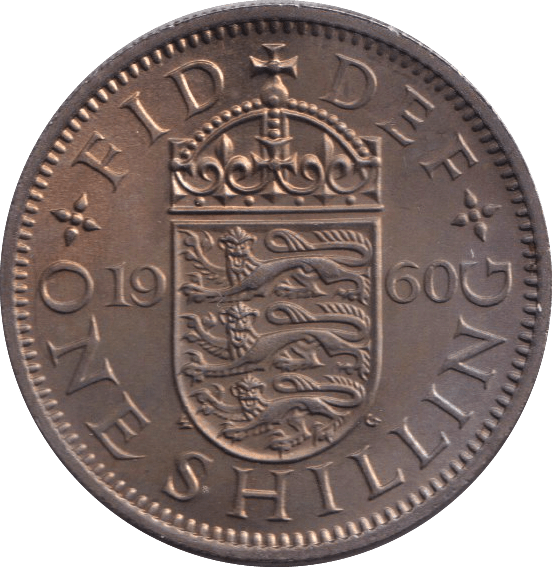 1960 ENGLISH SHILLING ( UNC ) - SHILLING - Cambridgeshire Coins