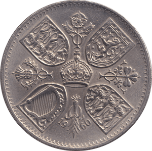 1960 FIVE SHILLINGS - WORLD COINS - Cambridgeshire Coins