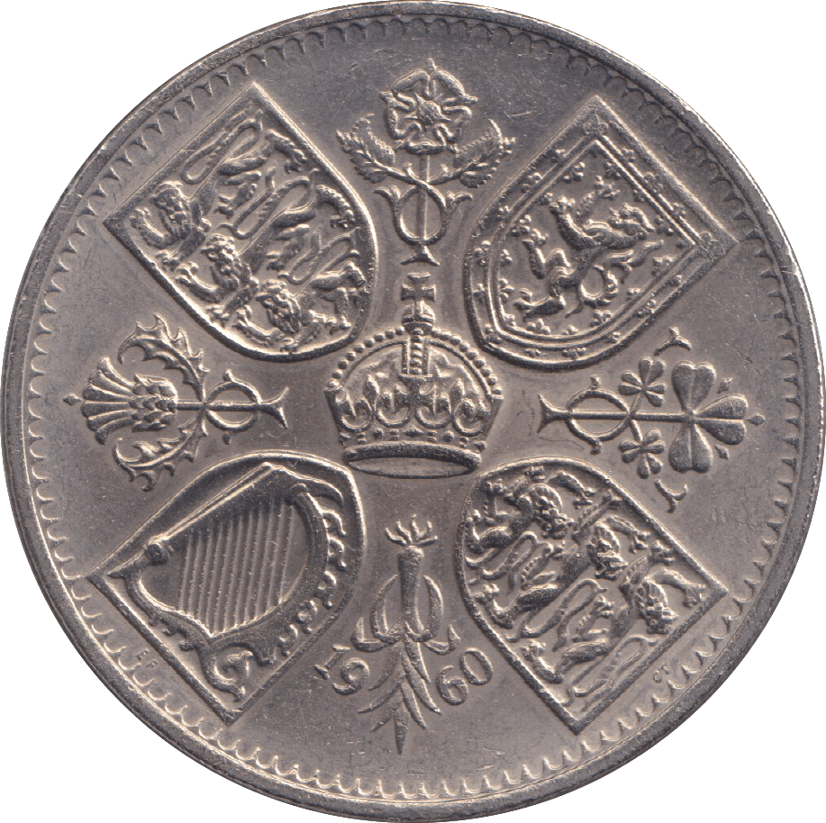 1960 FIVE SHILLINGS - WORLD COINS - Cambridgeshire Coins