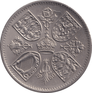 1960 FIVE SHILLINGS - WORLD COINS - Cambridgeshire Coins