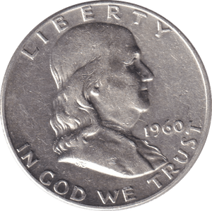 1960 HALF DOLLAR USA - WORLD COINS - Cambridgeshire Coins