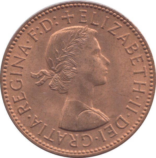 1960 HALF PENNY ( UNC ) - HALFPENNY - Cambridgeshire Coins