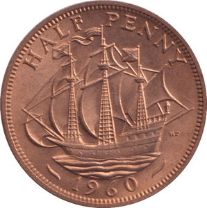 1960 HALFPENNY ( BU ) - HALFPENNY - Cambridgeshire Coins