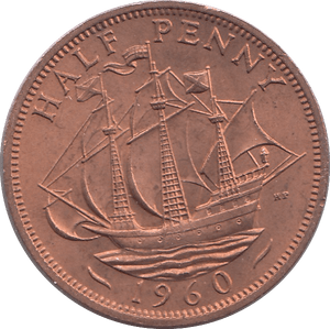 1960 HALFPENNY ( BU ) - HALFPENNY - Cambridgeshire Coins