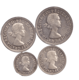 1960 MAUNDY SET WESTMINSTER ABBEY ELIZABETH II - Maundy Set - Cambridgeshire Coins