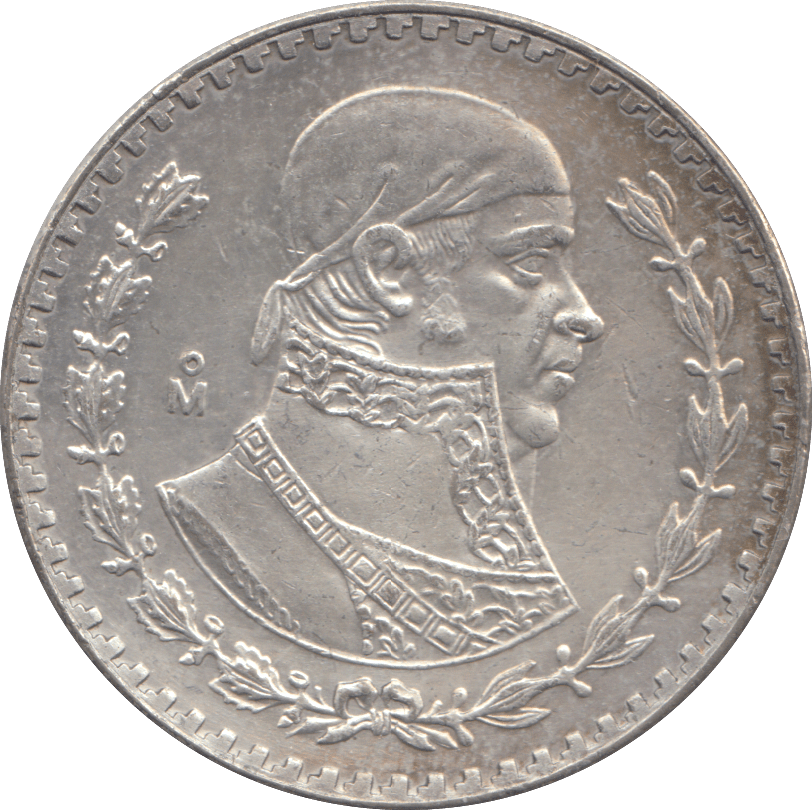 1960 MEXICO 1 PESOS - WOLRD SILVER COINS - Cambridgeshire Coins