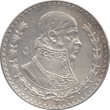 1960 MEXICO 1 PESOS - WOLRD SILVER COINS - Cambridgeshire Coins