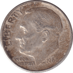 1960 ONE DIME - WORLD COINS - Cambridgeshire Coins