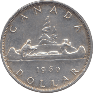 1960 ONE DOLLAR CANADA - WORLD COINS - Cambridgeshire Coins