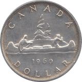 1960 ONE DOLLAR CANADA - WORLD COINS - Cambridgeshire Coins