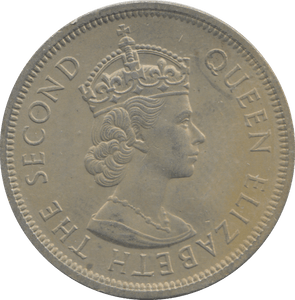 1960 ONE DOLLAR HONG KONG - WORLD COINS - Cambridgeshire Coins