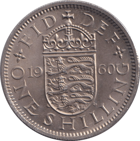 1960 SHILLING ( UNC ) - SHILLING - Cambridgeshire Coins