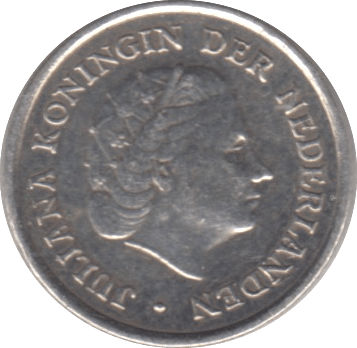 1960 SILVER 1/10 GULDEN NETHERLANDS - SILVER WORLD COINS - Cambridgeshire Coins