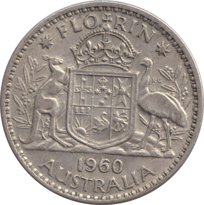 1960 SILVER FLORIN - SILVER WORLD COINS - Cambridgeshire Coins