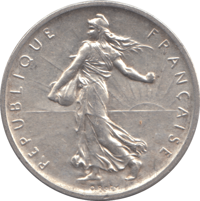 1960 SILVER FRANCE 5 FRANCS - SILVER WORLD COINS - Cambridgeshire Coins