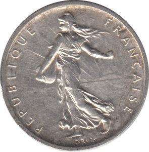 1960 SILVER FRANCE 5 FRANC - WORLD COINS - Cambridgeshire Coins