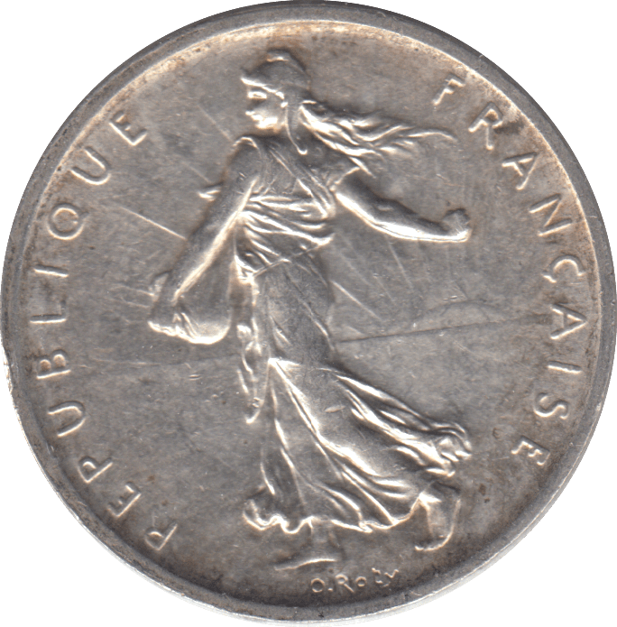 1960 SILVER FRANCE 5 FRANC - WORLD COINS - Cambridgeshire Coins