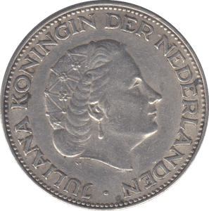 1960 SILVER NETHERLANDS 2 1/2 GULDEN - SILVER WORLD COINS - Cambridgeshire Coins