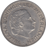 1960 SILVER NETHERLANDS 2 1/2 GULDEN - SILVER WORLD COINS - Cambridgeshire Coins