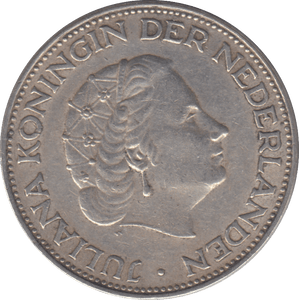 1960 SILVER NETHERLANDS 2 1/2 GULDEN - SILVER WORLD COINS - Cambridgeshire Coins