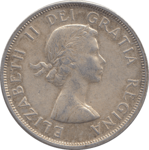 1960 SILVER ONE DOLLAR CANADA - SILVER WORLD COINS - Cambridgeshire Coins