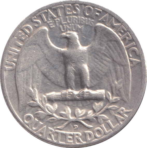 1960 SILVER QUARTER DOLLAR USA - SILVER WORLD COINS - Cambridgeshire Coins