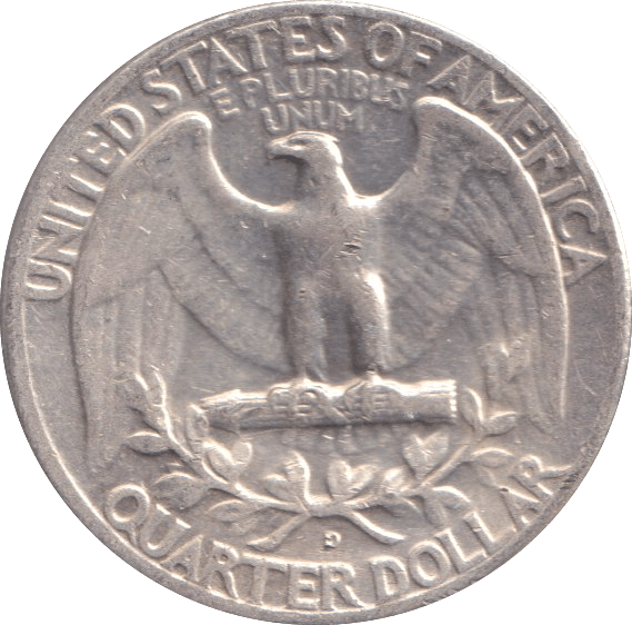 1960 SILVER QUARTER DOLLAR USA - SILVER WORLD COINS - Cambridgeshire Coins